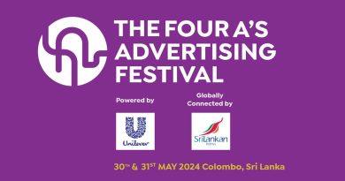 ශ්‍රී ලාංකීය නිර්මාණශීලී සන්නිවේදකයන් සවිබල ගන්වන Four A’s Advertising Festival මැයි 30 සහ 31